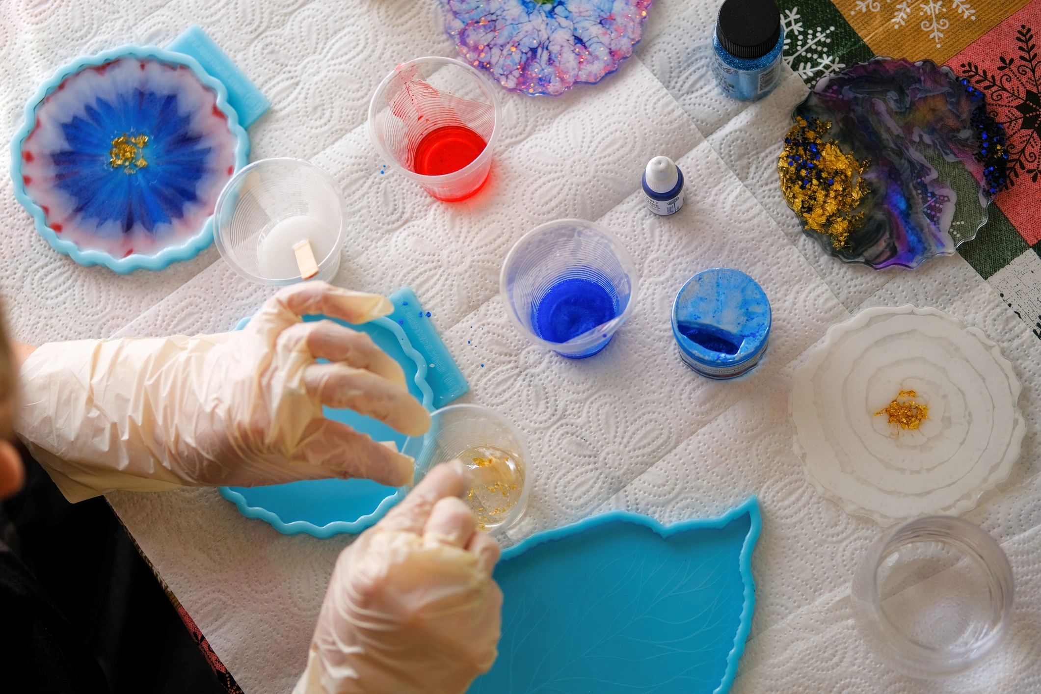Soul Resin Art Studio Instagram preview - handmade resin art decor