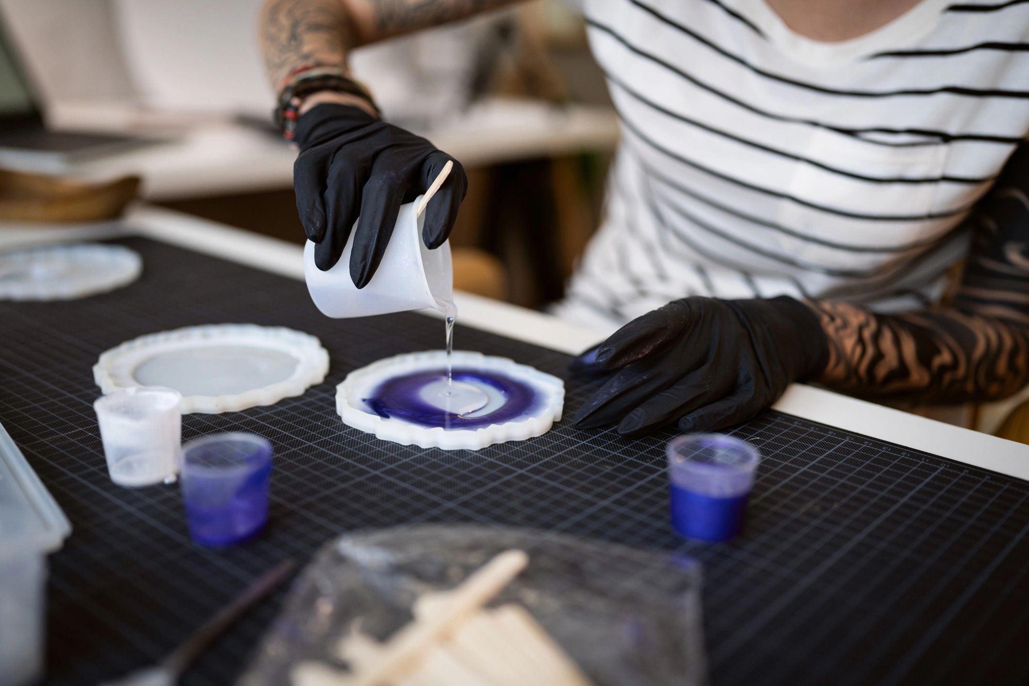 resin art studio order