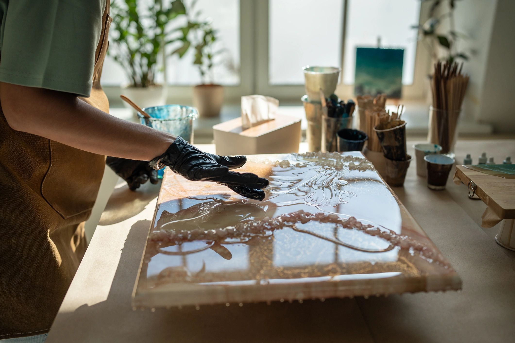 resin artwork portfolio grid