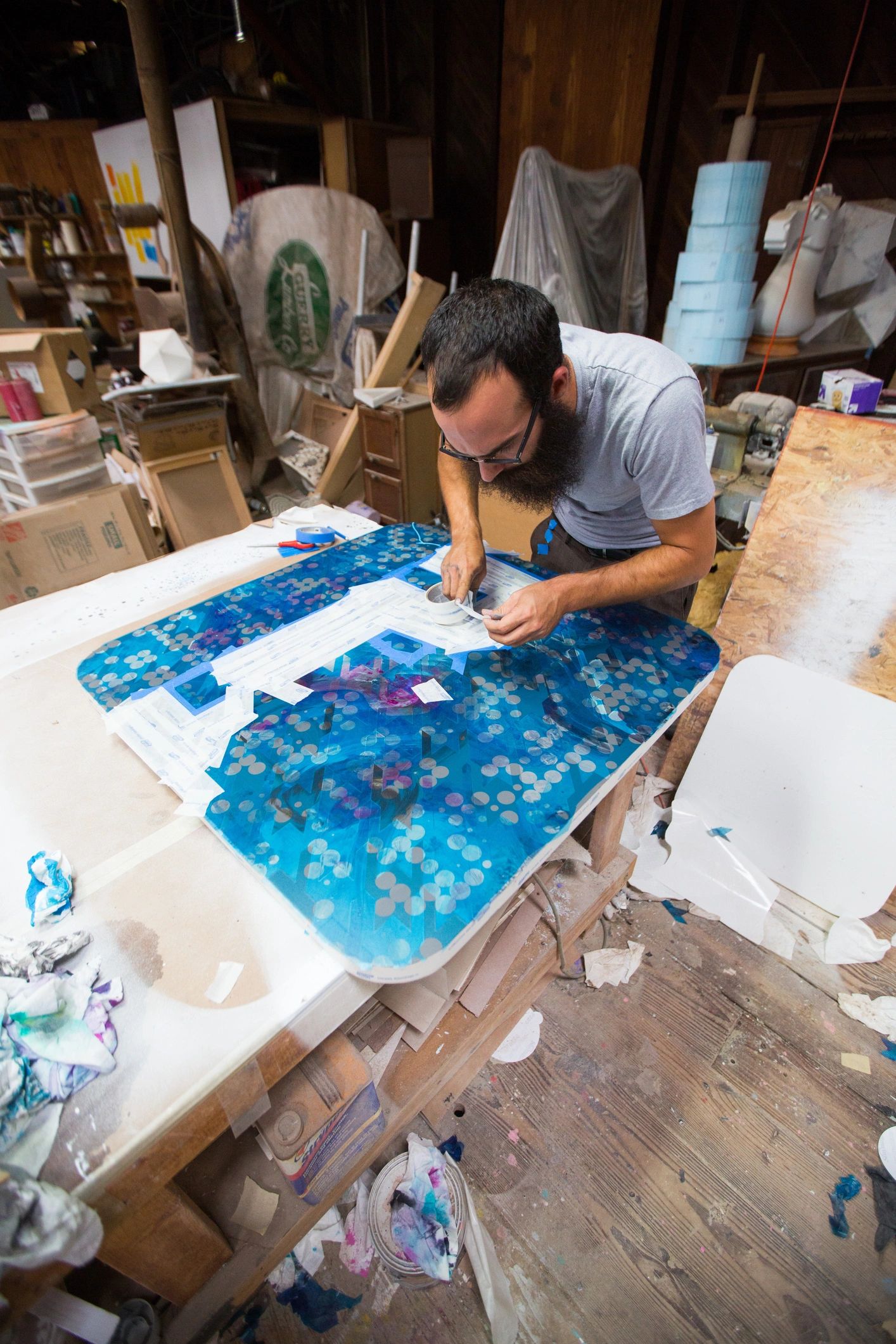 custom resin artwork process
